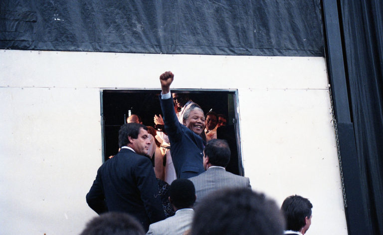 Nelson Mandela, Montréal, 19 June 1990.