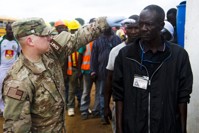 U.S. Air Force Airman supporting Operation United Assistance